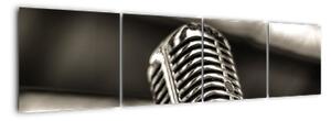 Obraz mikrofonu (160x40cm)