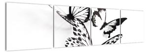 Obraz motýlů (160x40cm)