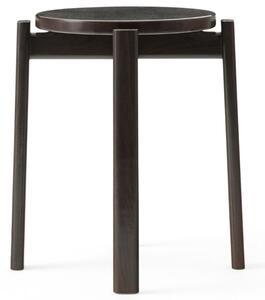Hnědá masivní dubová stolička AUDO PASSAGE 47 cm