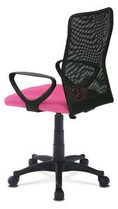 Kancelářská židle MEDLEY, růžová / černá