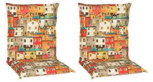 SADA POLSTRŮ NA ŽIDLI 2 ks, 98/46/8 cm Gardenson - Online Only zahradní nábytek, Online Only