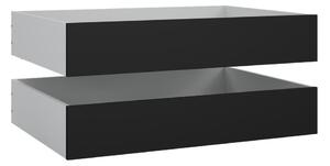 Černé šuplíky pod postel v sadě 2 ks 90x190/140x190 cm Naia – Tvilum