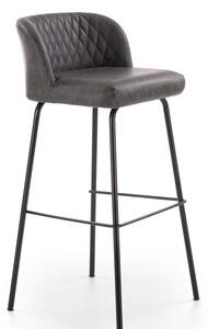 Halmar Barová židle H-92, tmavě šedá