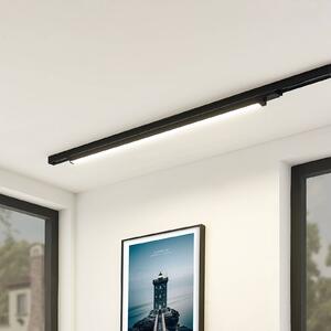 Arcchio LED lištové svítidlo Harlow, černé, 109 cm, 4 000 K, Černá, Pracovna / kancelář, Hliník, Moderní