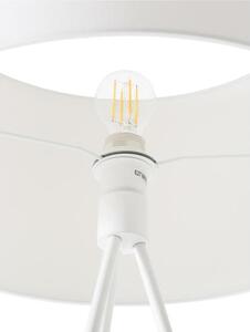 Stojací lampa trojnožka s látkovým stínidlem Cella