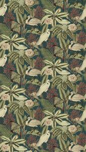 Vliesová obrazová tapeta na zeď, zelená, ptáci, listy, FW4061-3, Feature Walls, Decoprint