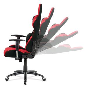 Kancelářská židle červená KA-F01 RED