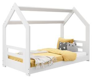 AMI nábytek Dětská postel DOMEČEK D2B 160 x 80 cm masiv bílá