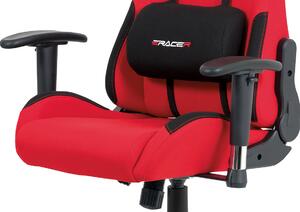 Kancelářská židle ERACER KA-F05 RED látka červená a černá
