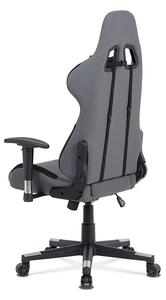 Kancelářská židle čalouněná látkou v šedé barvě KA-F05 GREY