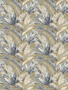 Vliesová obrazová tapeta na zeď, béžová, listy, FW4059-6, Feature Walls, Decoprint