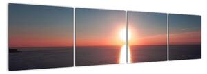Obraz zapadajícího slunce (160x40cm)