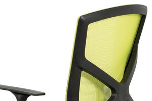 Kancelářská židle v zelené barvě látka MESH KA-H102 GRN