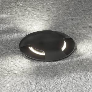 LED podlahové světlo Ceci 160-3L černá CCT