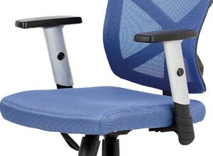 Otočná kancelářská židle v modré barvě KA-H104 BLUE