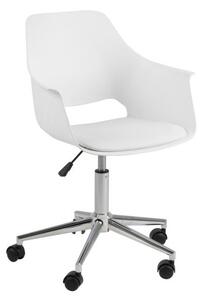 Kancelářská židle s područkami Enju II White