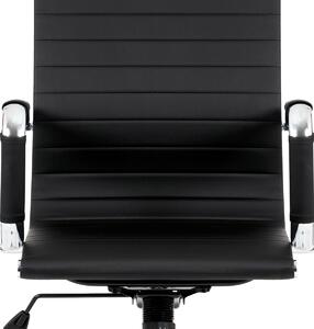Kancelářská židle KA-V305 BK ekokůže černá