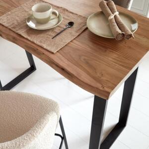 Akátový barový stůl Kave Home Alaia 140 x 60 cm