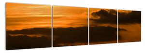 Západ slunce - moderní obrazy (160x40cm)