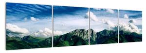 Horský výhled - moderní obrazy (160x40cm)