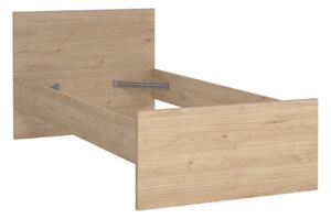 Jednolůžková postel v dekoru dubu v přírodní barvě 90x190 cm Naia – Tvilum