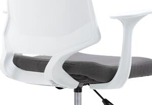 Kancelářská židle, sedák šedá látka KA-R202 GREY