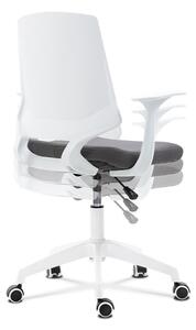 Kancelářská židle, sedák šedá látka KA-R202 GREY