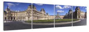Muzeum Louvre - obraz (160x40cm)