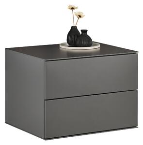 KOMODA, antracitová, 60/44/50 cm Dieter Knoll - Šuplíkové komody