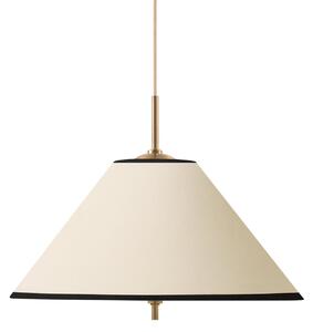 Závěsná svítidlo Globen Lighting, IRIS, stmívatelné, Béžová, Obývací pokoj, Tkanina / Textil, Skandinávský