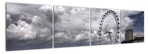 Londýnské oko (London eye) - obraz (160x40cm)