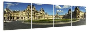 Muzeum Louvre - obraz (160x40cm)