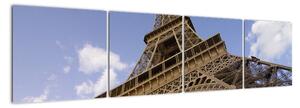Eiffelova věž - obrazy do bytu (160x40cm)