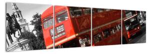 Anglický autobus Double-decker - obraz (160x40cm)