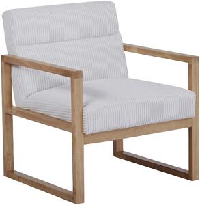 KŘESLO, dřevo, textil, béžová Ti'me - Křesla klasická