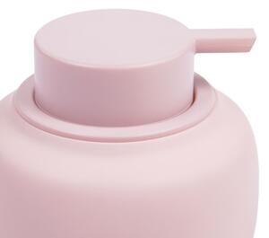 Růžový plastový dávkovač na mýdlo Kave Home Chia
