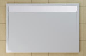 SanSwiss WIA 80 100 04 04 Sprchová vanička obdélníková 80×100 cm bílá, kryt bílý, skládá se z WIA 80 100 04 a BWI 100 04 04