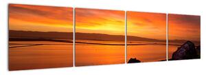 Západ slunce na moři - obraz (160x40cm)