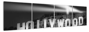Nápis Hollywood - obraz (160x40cm)