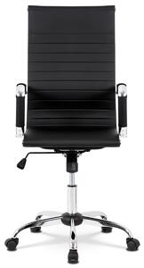 Kancelářská židle, černá ekokůže KA-Z305 BK