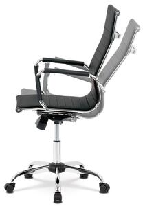 Kancelářská židle, černá ekokůže KA-Z305 BK