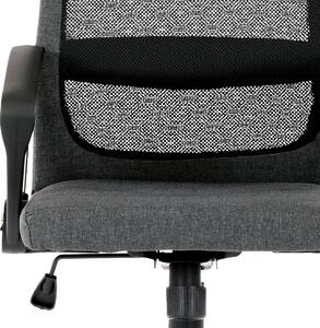 Kancelářská židle, šedá látka a černá síťovina KA-Z206 GREY