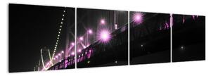 Noční most - obraz (160x40cm)