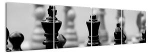 Šachovnice - obraz (160x40cm)