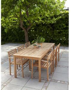 Zahradní stůl z teakového dřeva Oxford, 210 x 90 cm