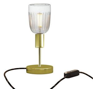 Kovová stolní lampa retro Alzaluce Metal Tiche Barva: perleťově černá, Ovládání: Vypínač
