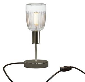Kovová stolní lampa retro Alzaluce Metal Tiche Barva: perleťově černá, Ovládání: Vypínač