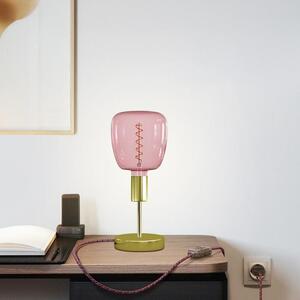 Kovová stolní lampa retro Alzaluce Metal Bona Barva: černá, Ovládání: Vypínač