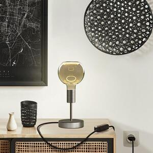 Kovová stolní lampa retro Alzaluce Metal Floating Globe Barva: matná černá, Ovládání: Stmívač