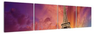 Eiffelova věž - moderní obraz (160x40cm)